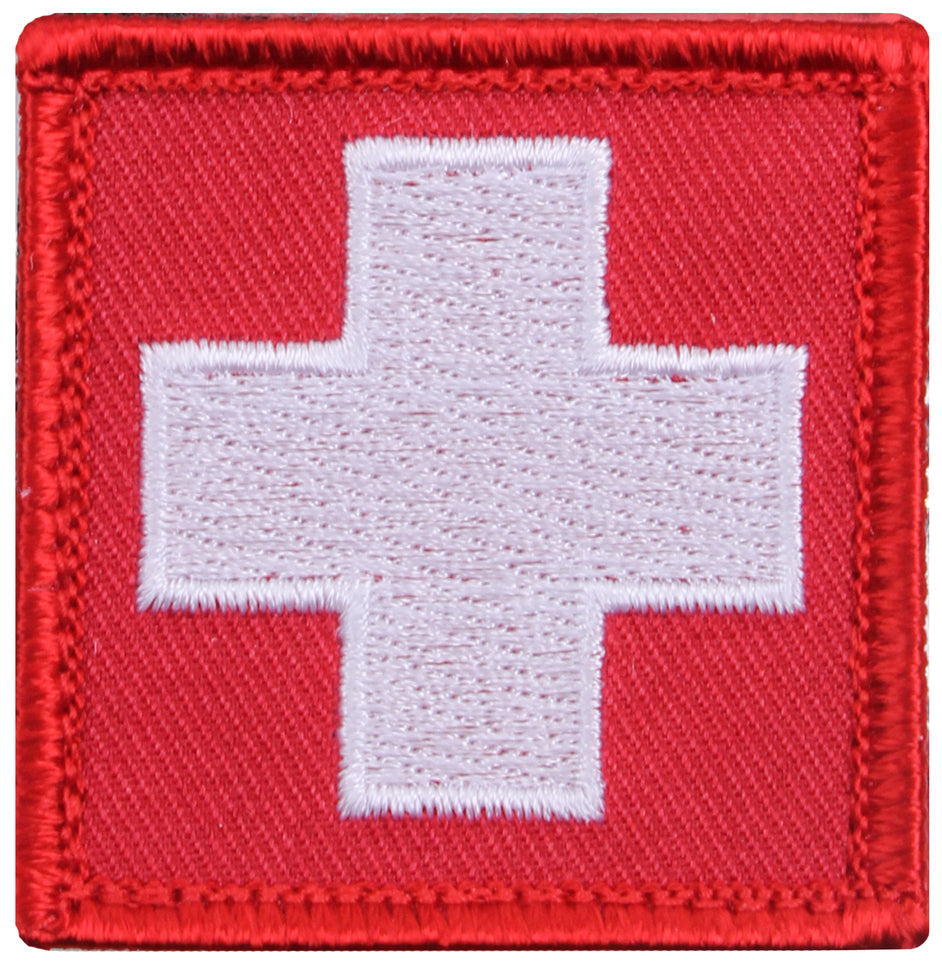 72205 Rothco White Cross Red Morale Patch