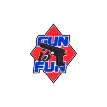 Gun is Fun" Patch - PVC - Target KSA - متجر هدف