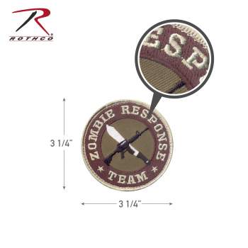 72195  ROTHCO ZOMBIE RESPONSE TEAM PATCH  W/HOOK BACK - Target KSA - متجر هدف